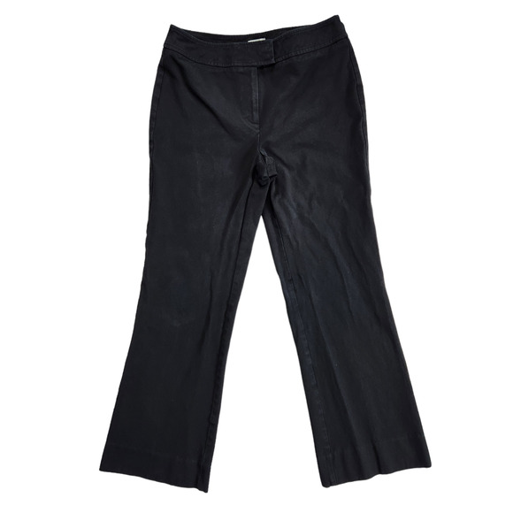 Chico's Pants - Chico’s Womens SZ 0.5 6 Dress Pants Trousers Pant Solid Black High Rise Stretch